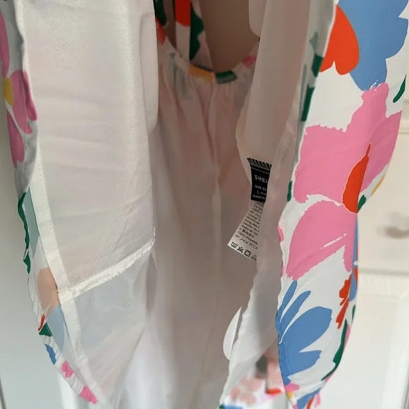 SHEIN Vacay Women Boho Holiday Floral
Red blue Orange Casual Dress Large NWT - Picture 7 of 9